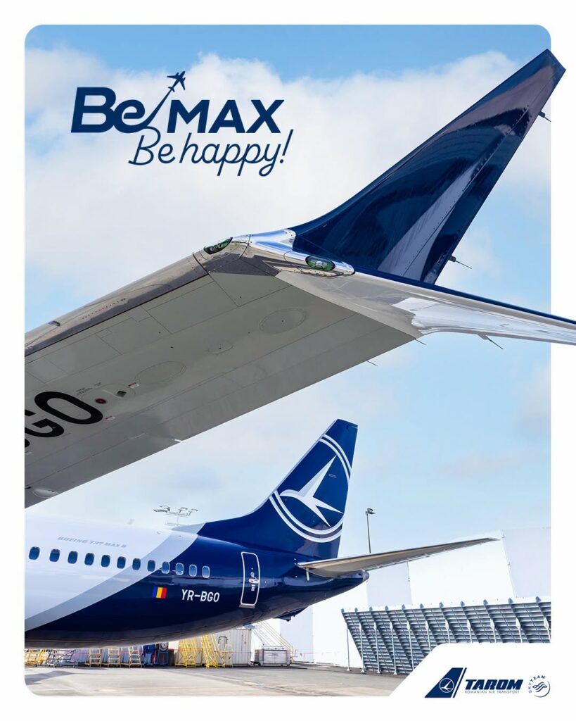 TAROM inaugurează prima aeronavă Boeing 737 MAX 8 din flotă, botezată „Mircea Lucescu”. Pe ce rute va zbura