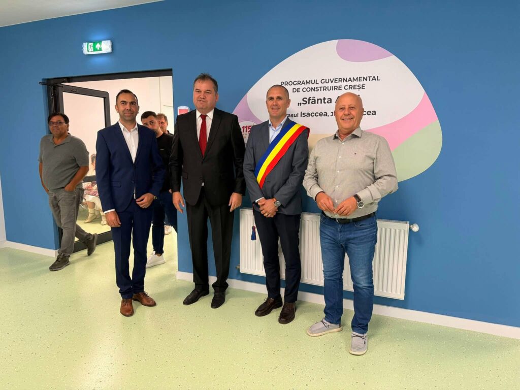 Cseke Attila: inaugura cea de-a doua creșă Tulcea Programul Sfânta Ana