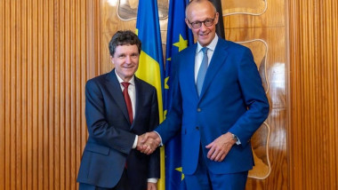 Nicușor Dan și Merz german discută consolidarea Flancului Estic NATO