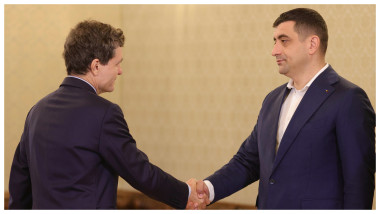 Video George Simion, întrebat dacă s-a întâlnit cu Nicușor Dan la Vila Lac: „Următoarea întrebare, vă rog”