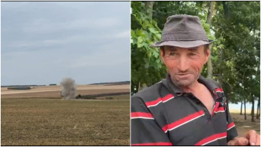 Video Un cioban povestește cum a început să demonteze drona cu explozibil găsită în Vaslui: „Țiuia, se aprindeau becurile. Am scos firele”