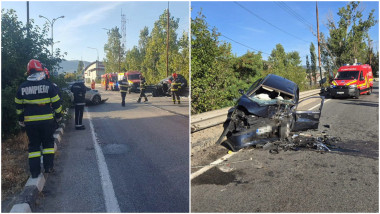 Video Accident grav pe DN6, în Mehedinți. Cinci persoane au fost rănite, două sunt inconștiente. Traficul este blocat