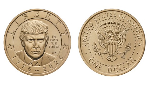 Monetăria SUA lansează moneda de 1 dolar cu chipul lui Donald Trump. „Verificați-vă mărunțișul”