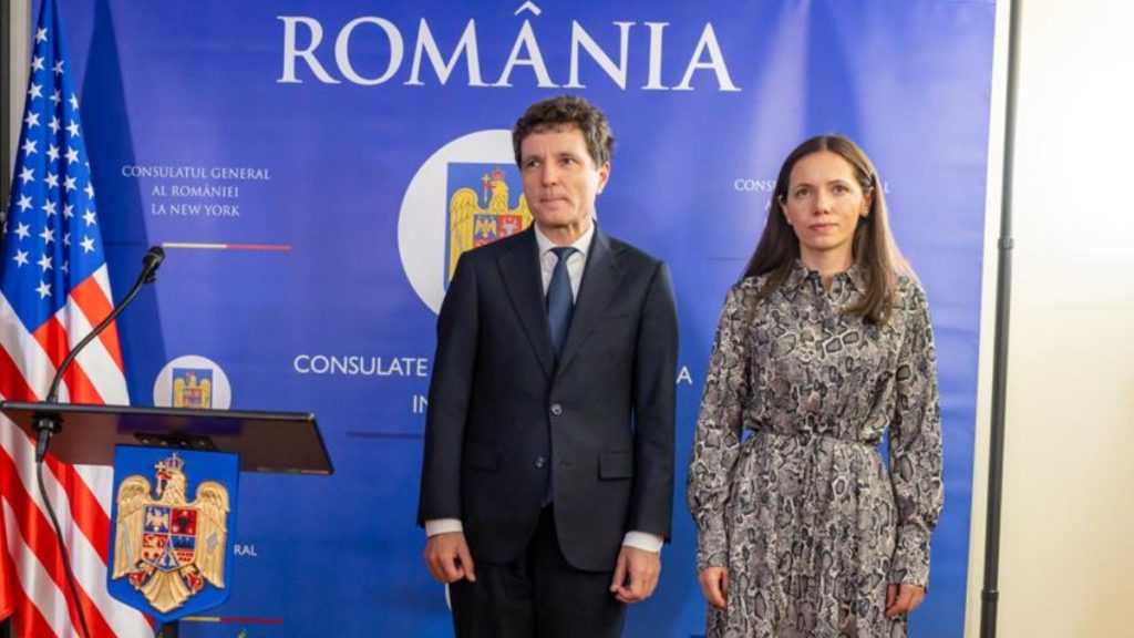 Mirabela Grădinaru în New York: imagini cu aparițiile Nicușor Dan