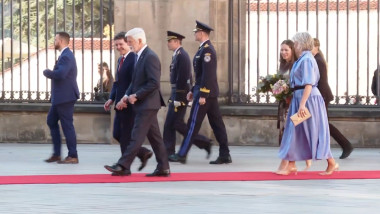 Video Nicuşor Dan primit la Praga de președintele Cehiei, Petr Pavel