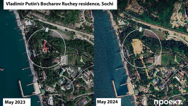 Reședința lui Putin din Soci a fost demolată și reconstruită în secret. Muncitorii, verificați la sânge pentru un „obiectiv strategic”