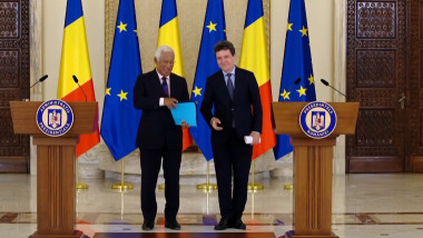 Antonio Costa în București: Președintele CE primat joi la Cotroceni