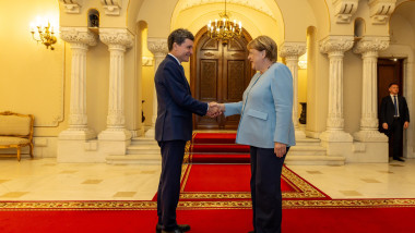 Nicușor Dan și Angela Merkel la Cotroceni visul unei Europe mai unită