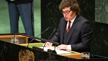 Video Javier Milei, dezlănțuit la tribuna ONU: „O organizaţie inutilă, care nu serveşte decât la a alimenta o castă de paraziţi”