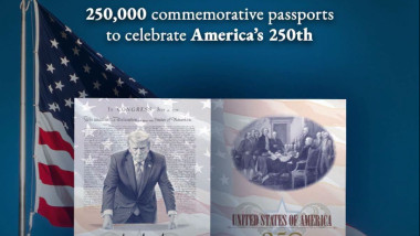 Imaginea lui Trump va apărea pe pașapoartele în ediție limitată emise cu ocazia celei de-a 250-a aniversări a Americii
