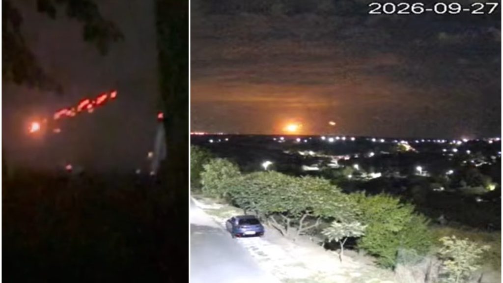 Cerul din România, luminat de un atac masiv cu drone în Ucraina. Explozii puternice observate din județul Tulcea, noaptea trecută