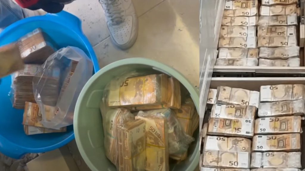Poliția găsește 3,2 milioane de euro în pereții unui apartament Napoli