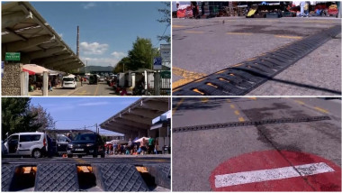 Orașul din România amendat de polițiști pentru un limitator de viteză cu țepi metalici, montat ilegal
