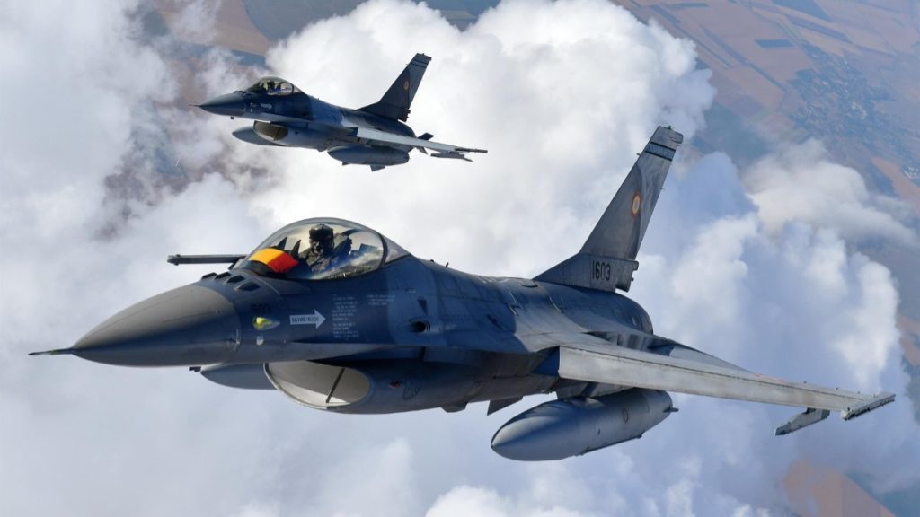 Mesaj RO-Alert și două avioane F-16 ridicate de la sol, după ce o țintă aeriană a fost detectată la 20 km de Galați