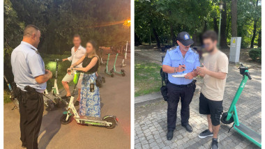 Trotinetele electrice închiriate nu mai pot fi folosite în parcurile din București. Ce amenzi riscă cei care încalcă interdicția