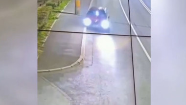 Accident la 140 km/h în Cluj-Napoca. Imagini filmate cu câteva clipe înainte de tragedia de la podul IRA