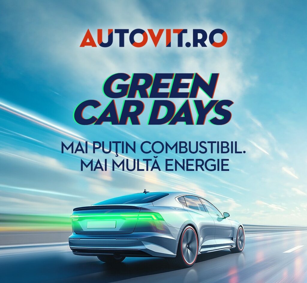 Cererea pentru mașini electrice și hibride crește cu 45%: Autovit.ro lansează Green Car Days și aduce într-un singur loc peste 500 de oferte