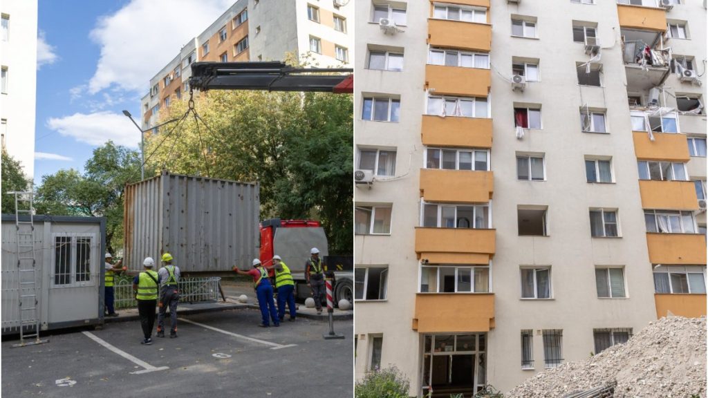 Blocul care a explodat în Rahova intră în reparații, la aproape un an de la explozie: cum își pot recupera locatarii bunurile din apartamente