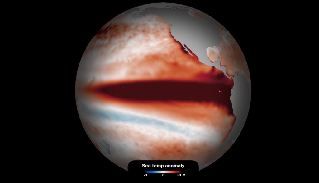 Un El Niño uriaș e deja instalat în Pacific | ONU apreciază că ar putea să fie cel mai puternic din ultimii 1000 de ani, cel puțin