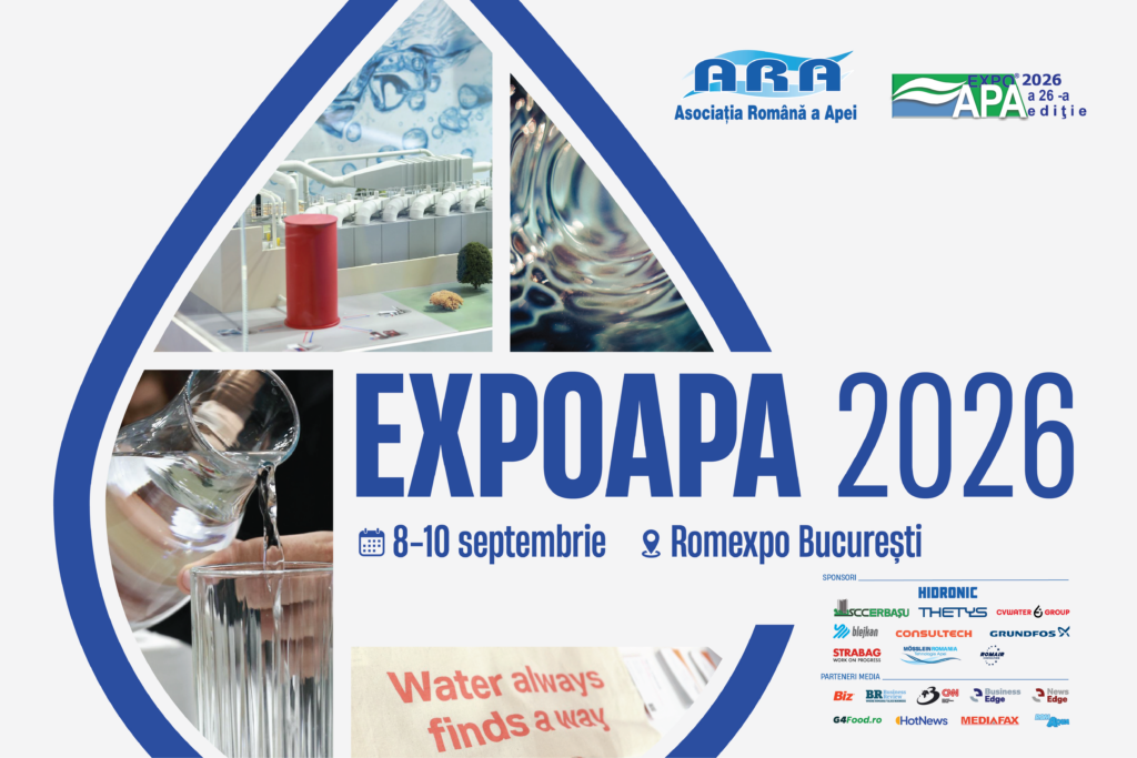 ExpoApa 2026 aduce la București aproape 90 de expozanți din 13 țări. Seceta și presiunea asupra resurselor de apă, în centrul ediției din acest an