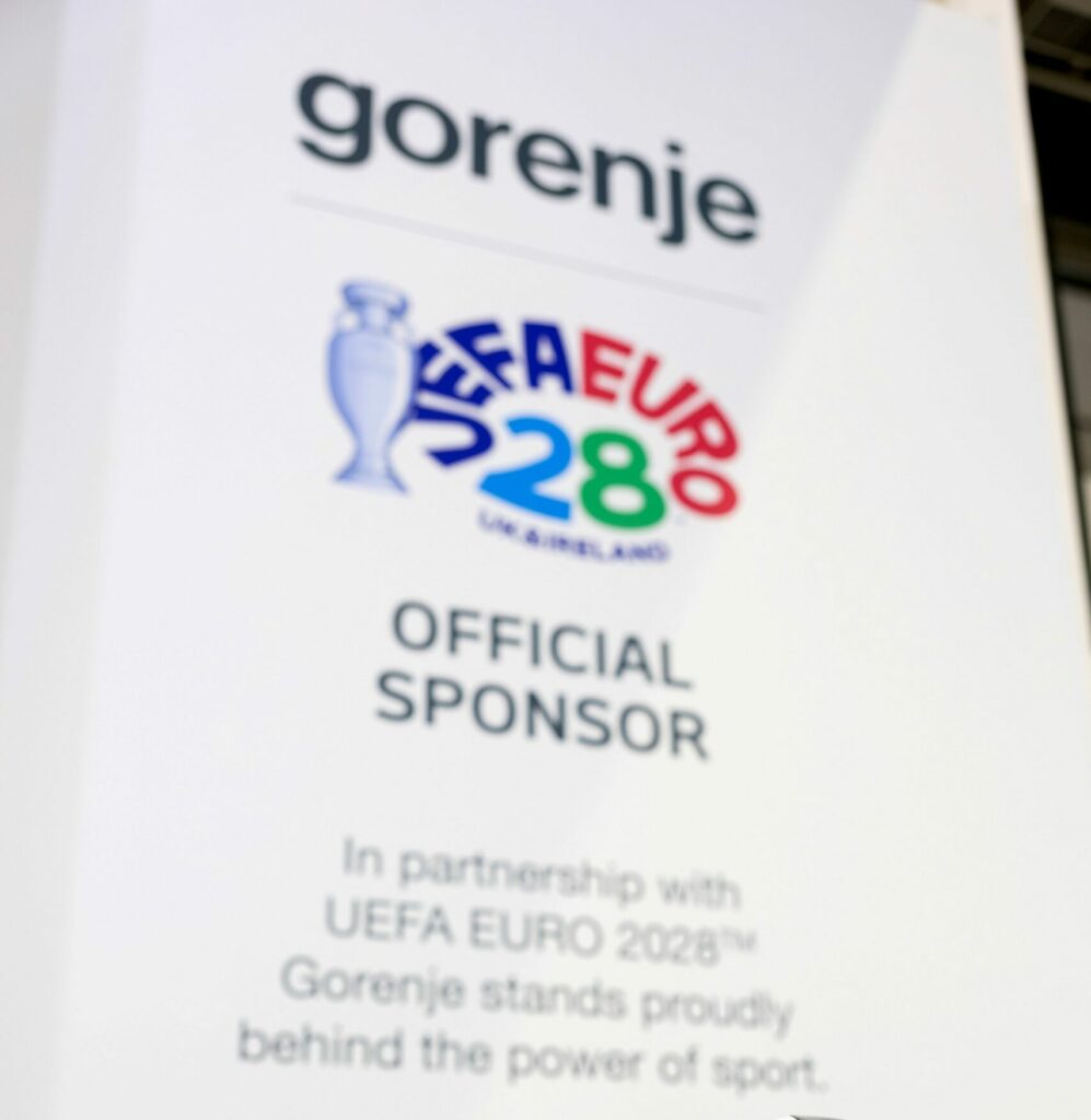 Gorenje consolidează parteneriatul cu UEFA EURO 2028™ în noua fază