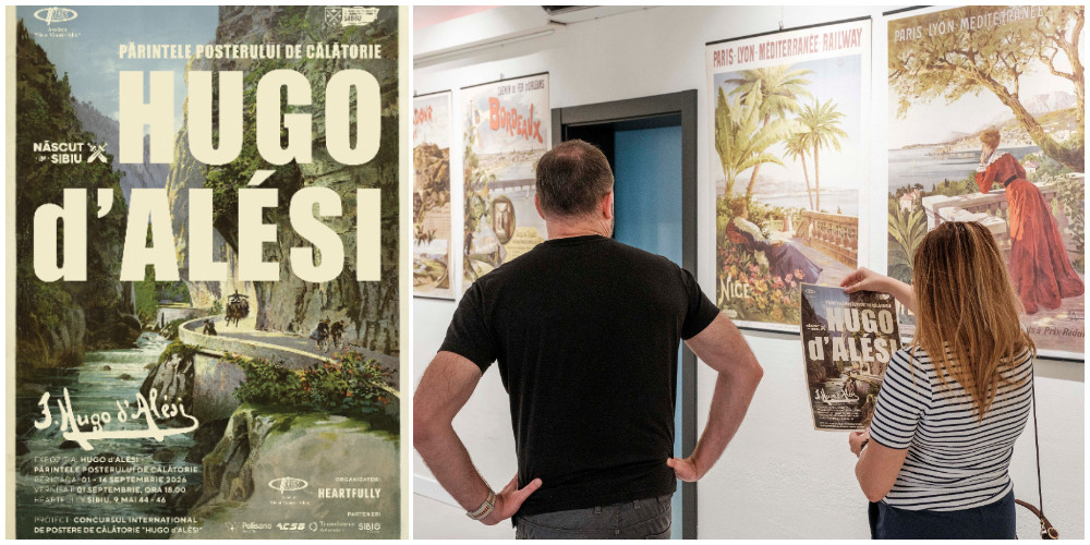 Omagiu adus pionierului afișului turistic: Hugo d’Alési, un sibian / Concurs de design lansat în memoria lui, cu premii de 35.000 de lei / ”Căutăm lucrări care să surprindă cel mai bine atmosfera visătoare, liniștită și plină de romantism a orașului”