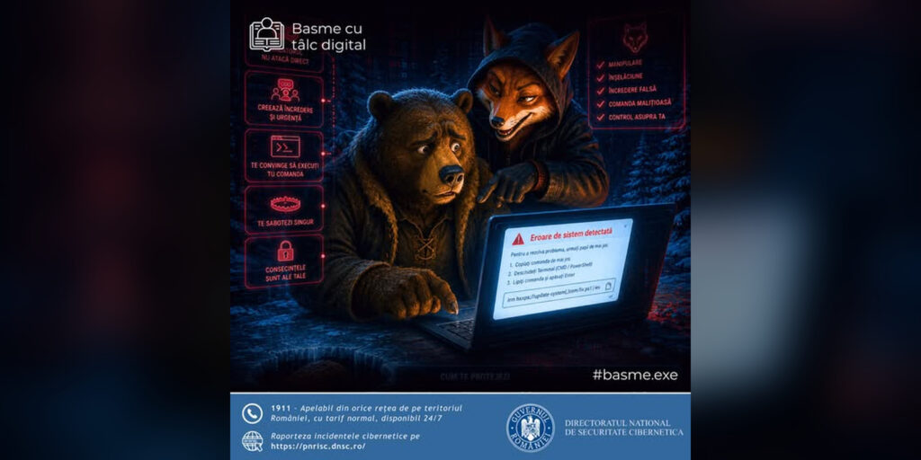 Copiii, avertizați despre o nouă capcană online. Lecția: „Ursul păcălit de vulpe”