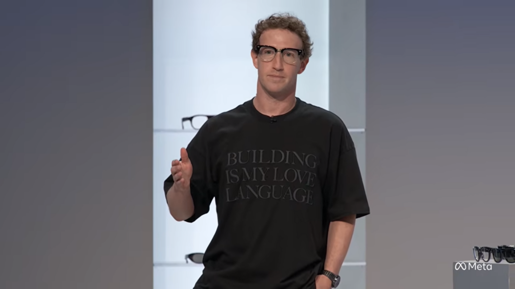 Mark Zuckerberg prezintă noua miză a companiei Meta: ochelari cu inteligență artificială fără camere video