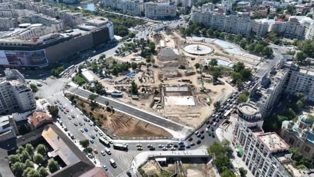 Lucrările la Planșeul Unirii, aproape finalizate. Restricțiile de circulație în zona Piața Unirii – Cantemir – restaurant Horoscop vor fi ridicate