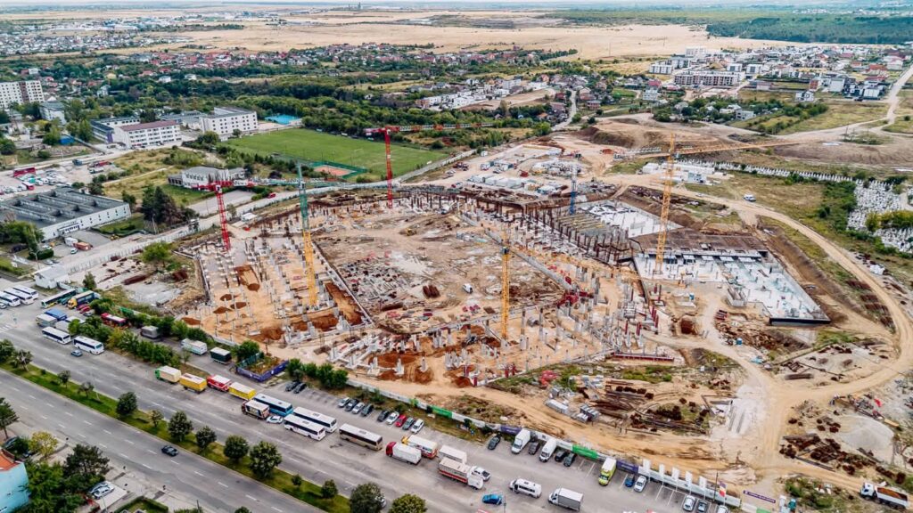 CNI prezintă lucrările la stadionul „Nicolae Dobrin” din Pitești