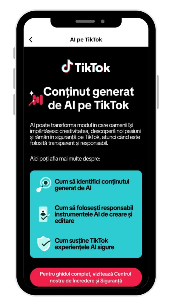 TikTok lansează AI Literacy Hub în România: educație digitală