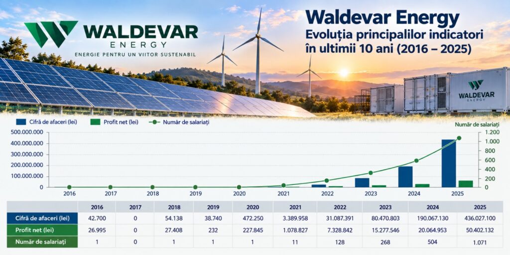 Waldevar Energy și-a dublat afacerile într-un singur an. Saltul financiar al companiei al cărei director a fost arestat în dosarul mitei de 450.000 de euro