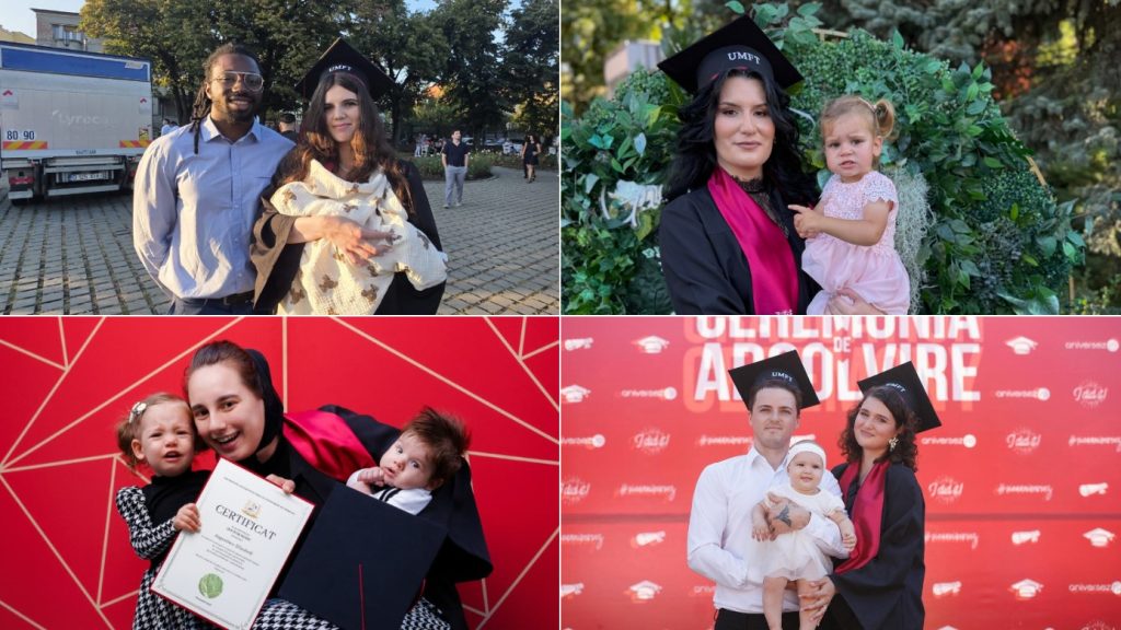 Mamele care au terminat Medicina cu copiii în brațe: „La a doua sarcină, am avut contracții în timpul examenelor”