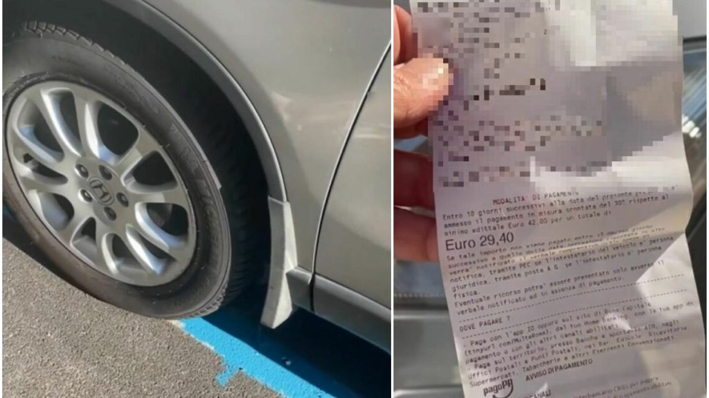 Un șofer și-a parcat dimineața mașina pe loc gratuit, iar după câteva ore a găsit marcaje albastre și amendă în parbriz: „Nu am mai văzut așa ceva”