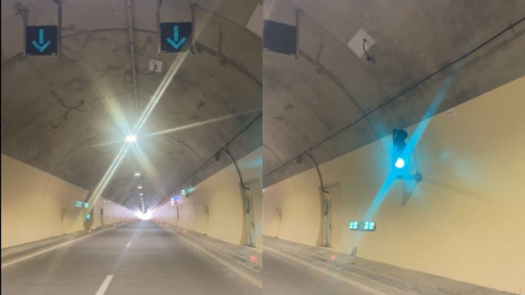 S-a verificat dacă este semnal la telefon, pe Autostrada Sibiu-Pitești, în tunelul dublu pe sub dealul Momaia