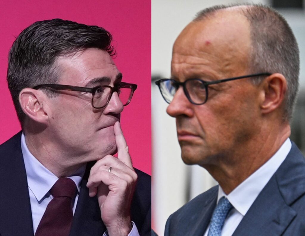 Andy Burnham și Friedrich Merz fac front comun împotriva amenințărilor hibride. Noul pact dintre Marea Britanie și Germania