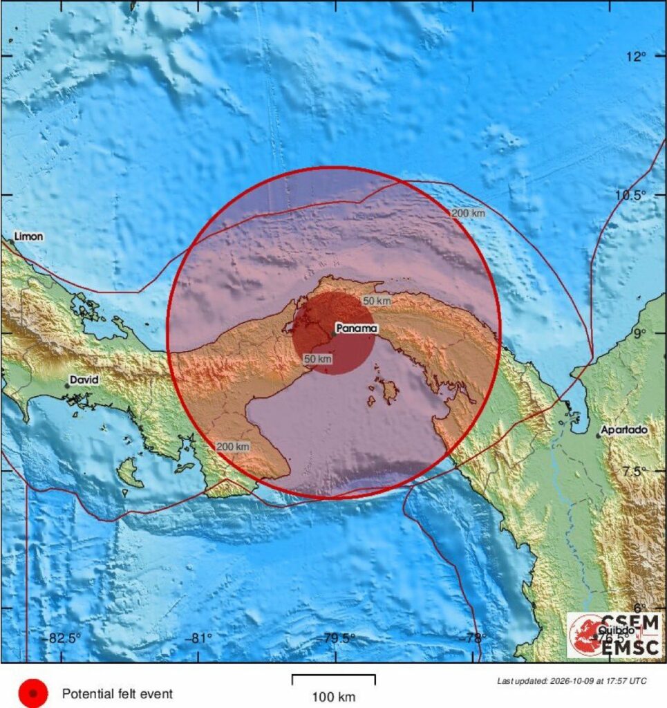 Cutremur puternic de 7,7 în Panama | Clădiri avariate și alertă de tsunami pentru mai multe țări